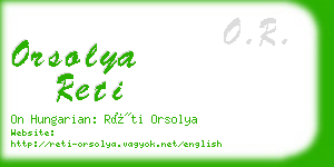 orsolya reti business card